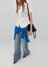 Lopoen Washed Wide Denim Pants