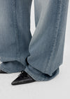 Lopoen Washed Wide Denim Pants