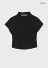[MADE] Modiel Pleated Short-Sleeve Shirt