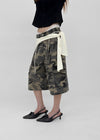 Carlo Camo Wide Bermuda Shorts