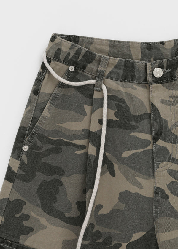 Carlo Camo Wide Bermuda Shorts