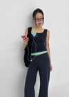 [MADE] Lunel Snap Ribbed Sleeveless Top