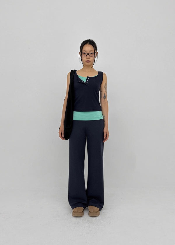 [MADE] Coolever Low Straight Banding Pants