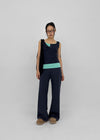 [MADE] Lunel Snap Ribbed Sleeveless Top