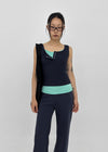 [MADE] Lunel Snap Ribbed Sleeveless Top