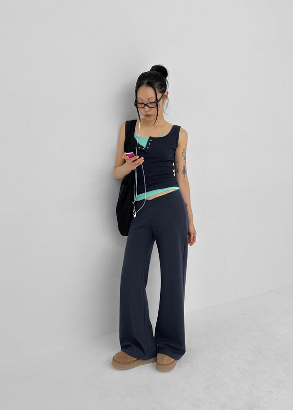 [MADE] Coolever Low Straight Banding Pants