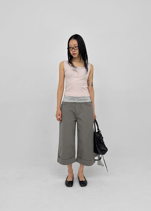 Keyhome Bijou Bermuda Cotton Pants