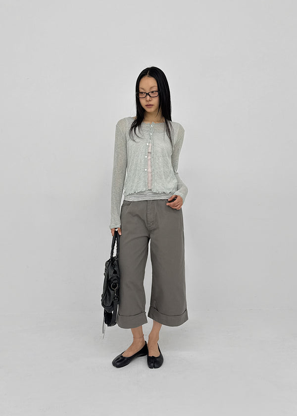Keyhome Bijou Bermuda Cotton Pants