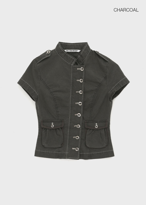 [MADE] Arden Cotton Short Sleeve Jacket