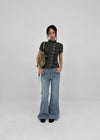 Serta Summer Denim Bootcut Pants