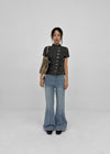 Serta Summer Denim Bootcut Pants