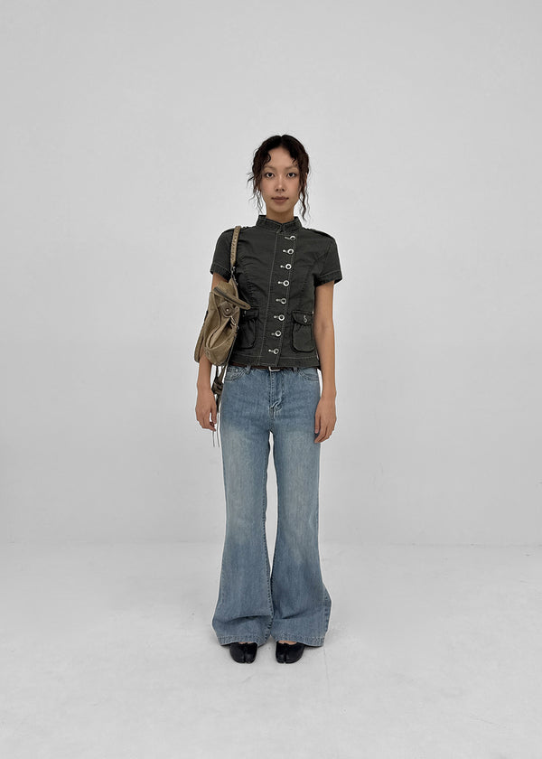Serta Summer Denim Bootcut Pants