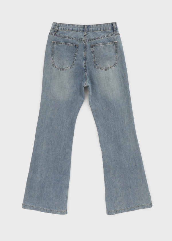 Serta Summer Denim Bootcut Pants