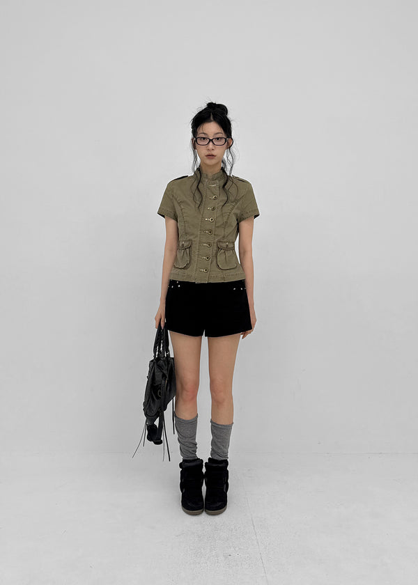 [MADE] Arden Cotton Short Sleeve Jacket