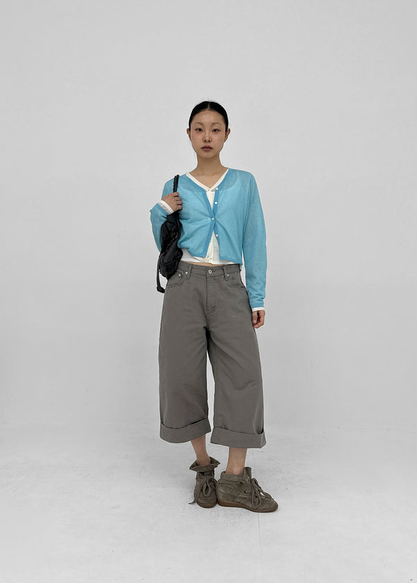 Keyhome Bijou Bermuda Cotton Pants