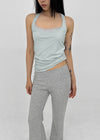 Nebric Halter Layered Sleeveless Top