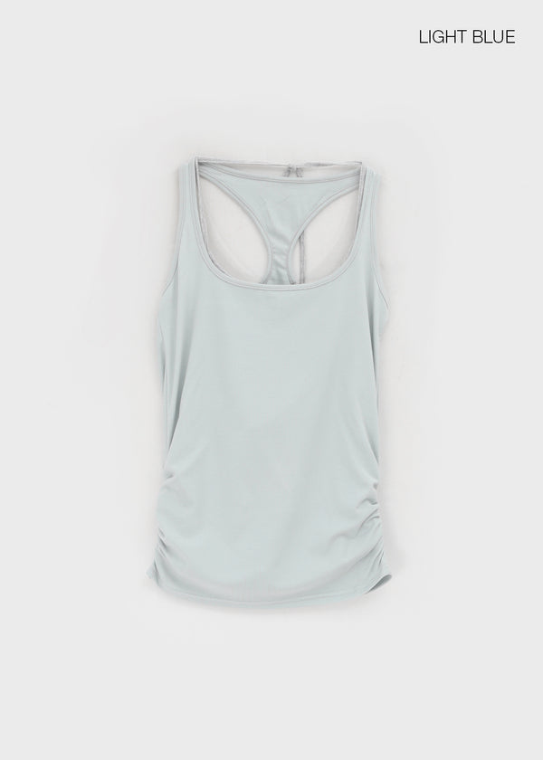 Nebric Halter Layered Sleeveless Top