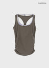Nebric Halter Layered Sleeveless Top