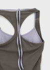 Nebric Halter Layered Sleeveless Top