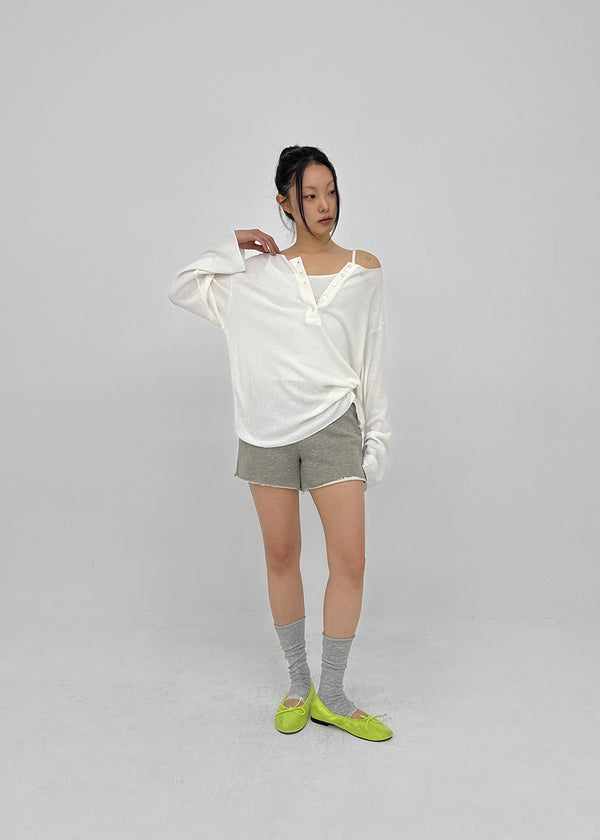 Ondy Low-waist Cutting Banding Shorts