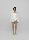 Ondy Low-waist Cutting Banding Shorts