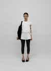 Julang Shirred Strap Mini Dress