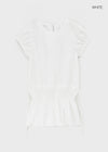 Julang Shirred Strap Mini Dress
