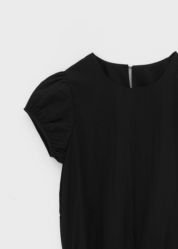 Julang Shirred Strap Mini Dress