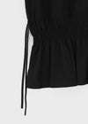 Julang Shirred Strap Mini Dress