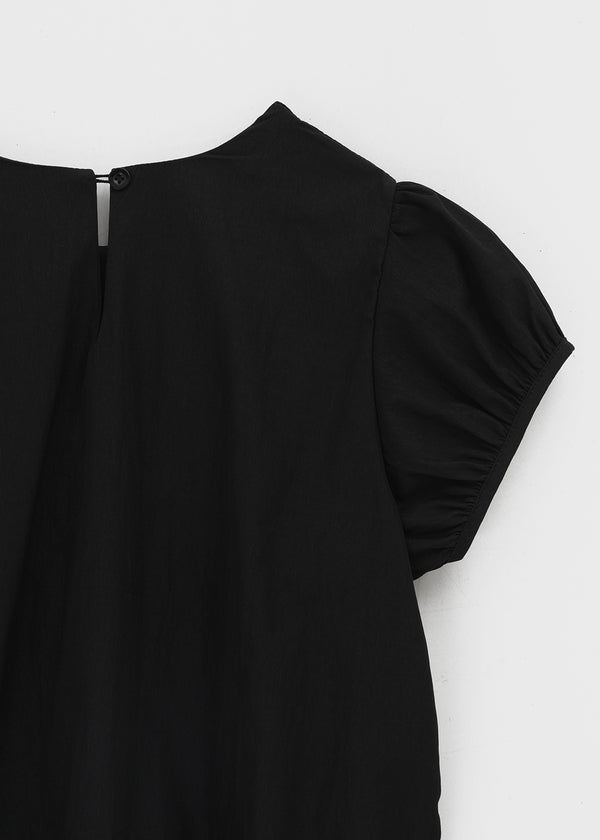 Julang Shirred Strap Mini Dress