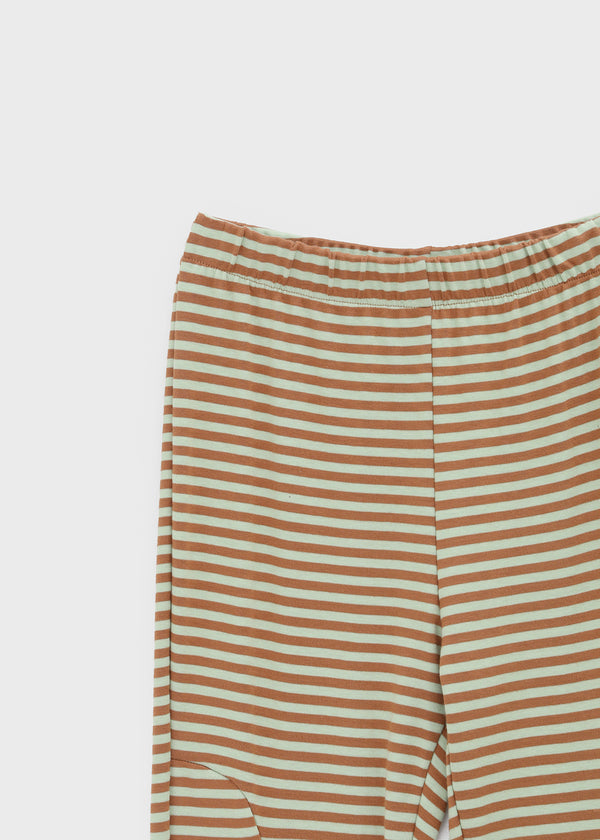 Cellom Stripe Button Capri Leggings