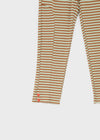 Cellom Stripe Button Capri Leggings