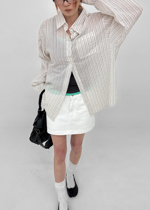 Duel Back Pocket Mini Skirt Pants