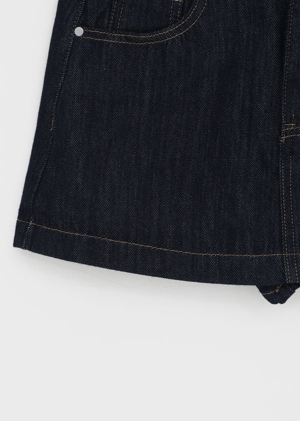 Duel Back Pocket Mini Skirt Pants