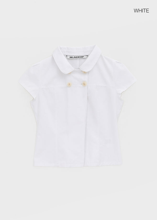 [MADE] Conto Double Button Short Sleeve Shirt