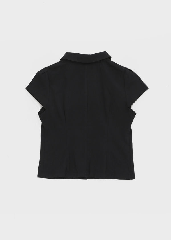 [MADE] Conto Double Button Short Sleeve Shirt