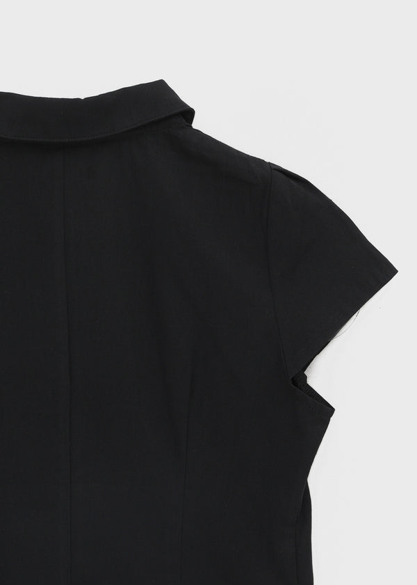 [MADE] Conto Double Button Short Sleeve Shirt