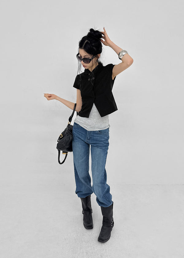 Tulza Low-waisted Bootcut Denim Pants