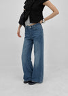 Tulza Low-waisted Bootcut Denim Pants