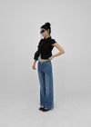 Tulza Low-waisted Bootcut Denim Pants