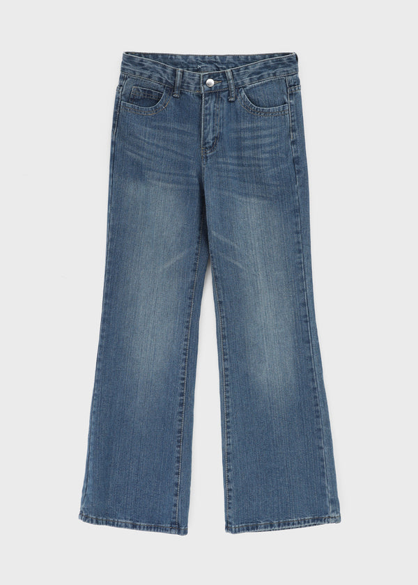 Tulza Low-waisted Bootcut Denim Pants