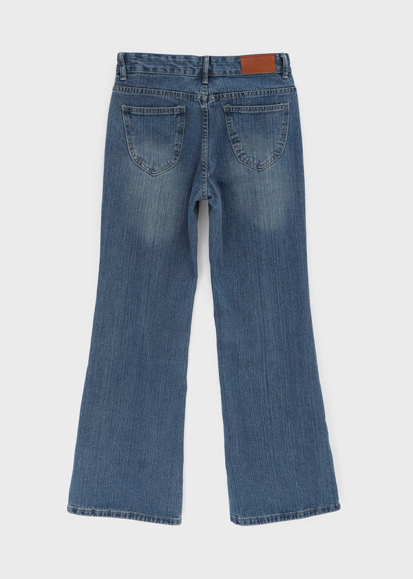 Tulza Low-waisted Bootcut Denim Pants