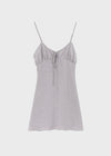 Kyakgu Rose Jacquard Silk Mini Dress