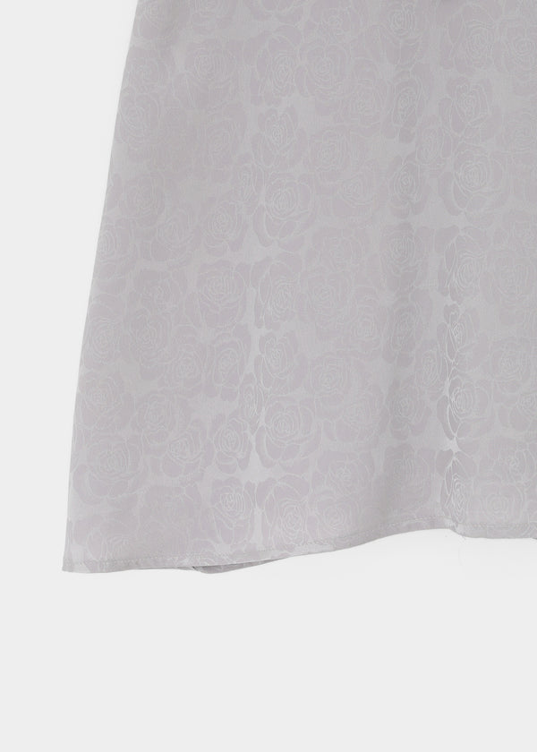 Kyakgu Rose Jacquard Silk Mini Dress