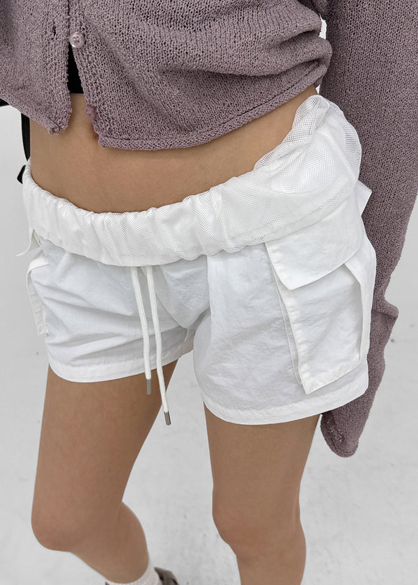 [MADE] Angti Nylon Cargo Banding Shorts
