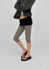 Virenon Folding Capri Leggings