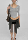 Colpo Rounded U-neck Sleeveless Tee