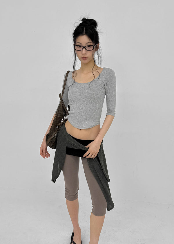 Colpo Rounded U-neck Sleeveless Tee