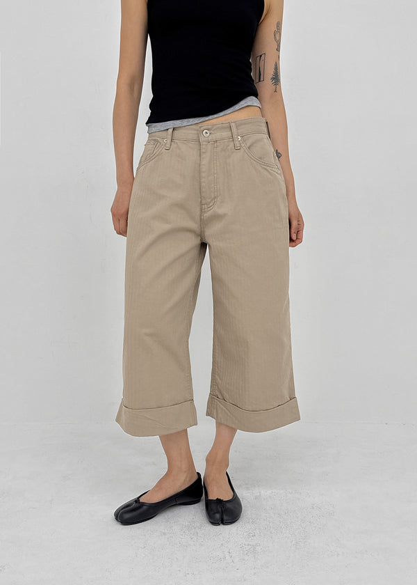 Keyhome Bijou Bermuda Cotton Pants