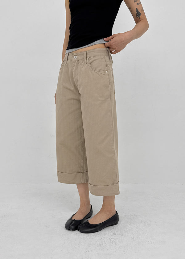 Keyhome Bijou Bermuda Cotton Pants
